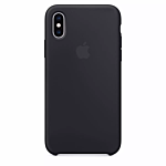 Cover iPhone Xs Black Silicone Case (High Copy)