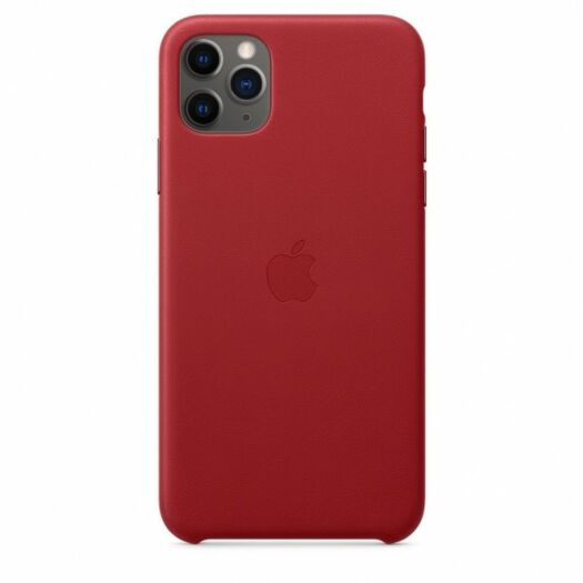 Чехол для iPhone 11 Pro Max Leather Case - (Product) RED (MX0F2) 000013637