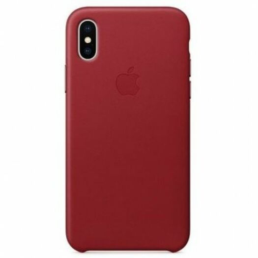 Чехол iPhone X Leather Case RED (MQTE2) 000009861