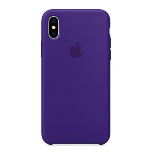 Чехол iPhone X Ultra Violet Silicone Case (High Copy) 000007750