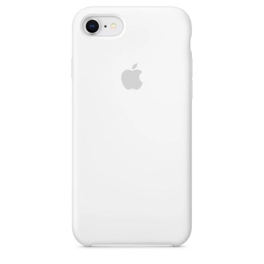 Чехол iPhone 7 - 8 White Silicone Case (Copy) 000005697