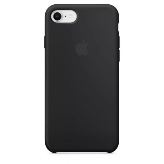 Cover iPhone 7 - 8 Black Silicone Case (High Copy) 000007969