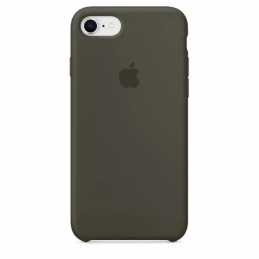 Чехол iPhone 7 - 8 Dark Olive Silicone Case (Copy) 000005684