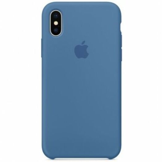 Чехол iPhone X Silicone Case Denim Blue (MRG22) 000009029