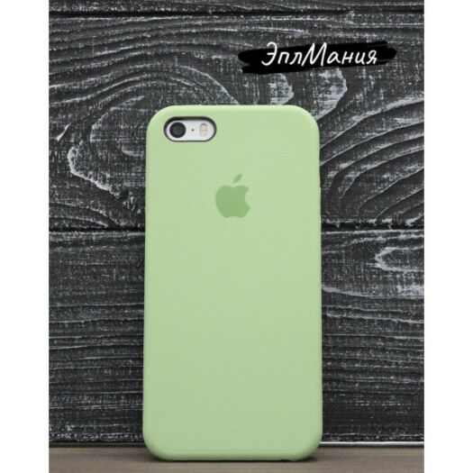 Чехол iPhone SE Green Silicone Case (Copy) 000007068