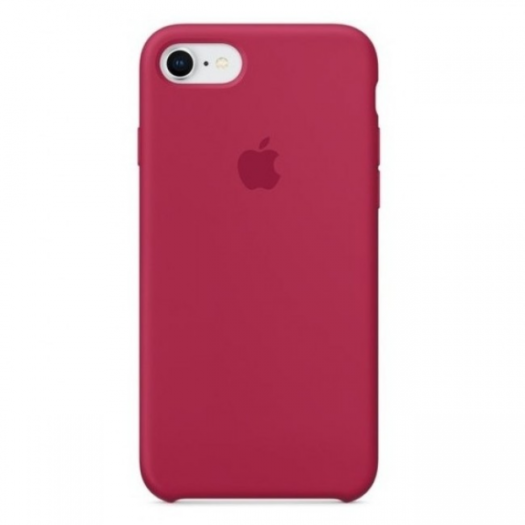 Cover iPhone 7 - 8 Rose Red Silicone Case (High Copy) 000007785