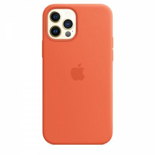 Чехол Apple Silicone case for iPhone 12 Pro Max - Orange 000016735