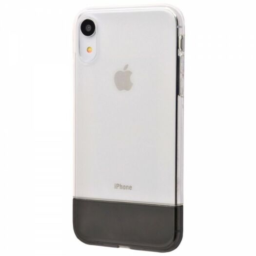 Чехол Baseus Half Soft Case TPU for iPhone Xr - Transp Black 000010307