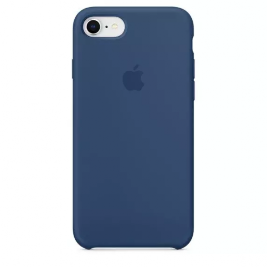 Cover iPhone 7 - 8 Blue Cobalt Silicone Case (High Copy) 000008120