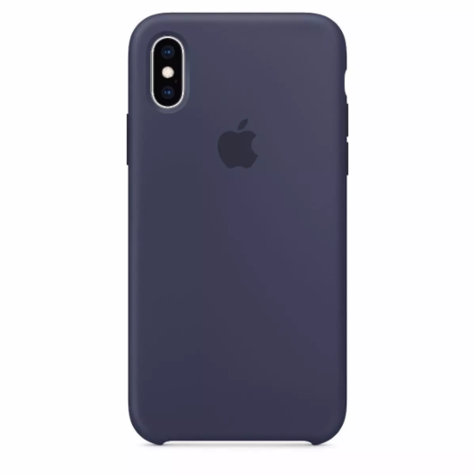 Чехол iPhone X Midnight Blue Silicone Case (High Copy) 000007746