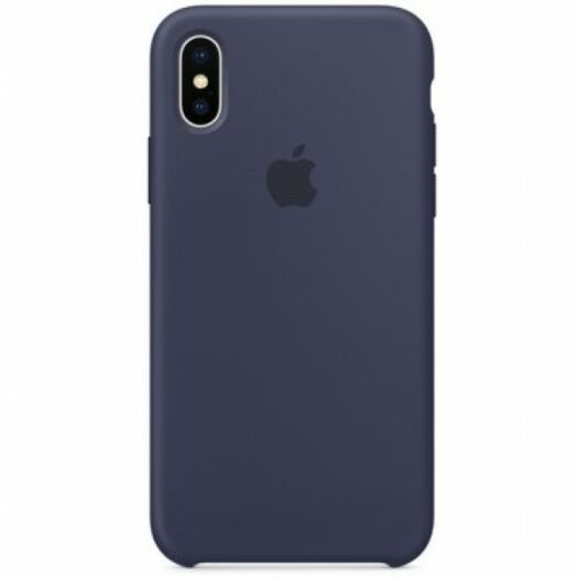 Чехол iPhone X Silicone Case Midnight Blue (MQT32) 000007720