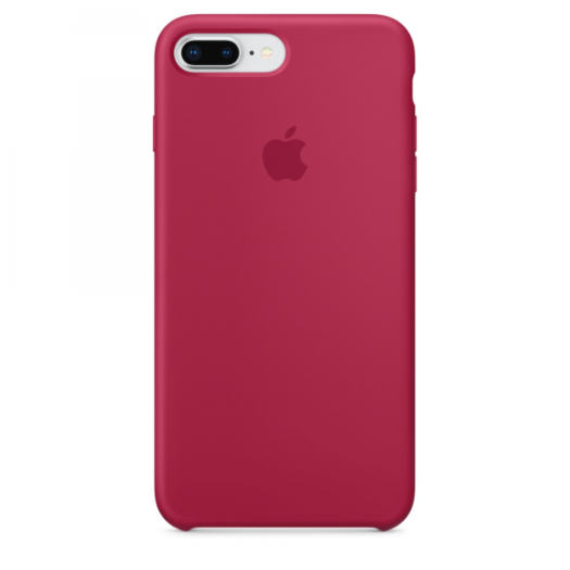 Cover iPhone 7 Plus - 8 Plus Rose Red Silicone Case (High Copy) 000007787