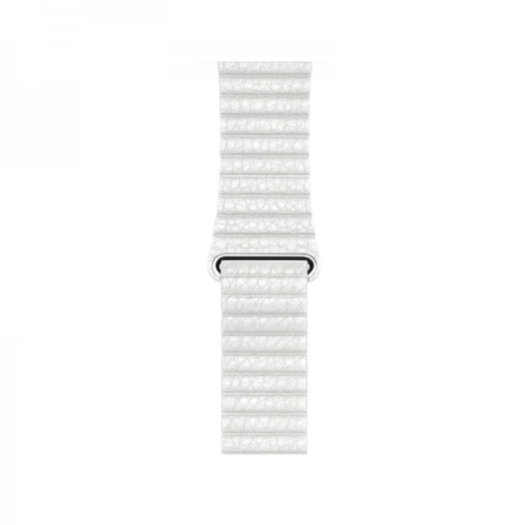 Leather Loop magnetic strap for Apple Watch 38/40 - White (High Copy) 000014118