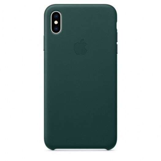 Чехол iPhone Xs Max Leather Case - Forest Green (MTEV2) 000010097