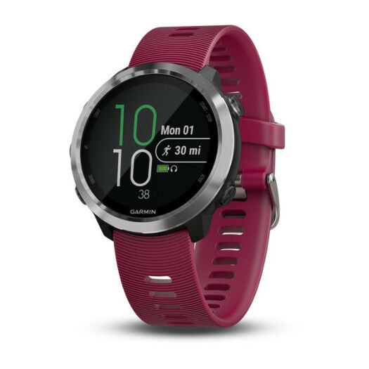 Garmin Forerunner 645 Music With Cerise Colored Band  010-01863-31