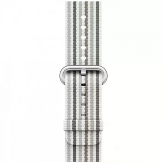 Apple Gray Stripe Woven Nylon Band 38-40mm (MRH92) MRH92