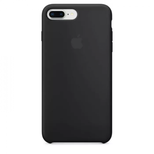 Cover iPhone 7 Plus - 8 Plus Black Silicone Case (High Copy) 000007789