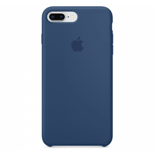 Cover iPhone 7 Plus - 8 Plus Blue Cobalt Silicone Case (High Copy) 000007788