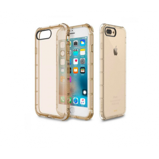 Cover Rock Fence Series for IPhone 7 Plus/ 8 Plus TPU - Transparent Gold 000005659