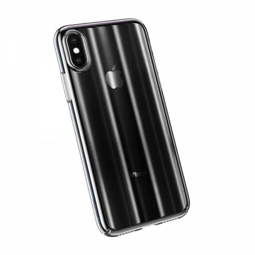 Чехол Baseus Aurora Case for IPhone X/Xs Transparent Black 000011090