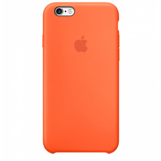 Чехол iPhone 6-6s Orange Silicone Case (Copy) 000004915