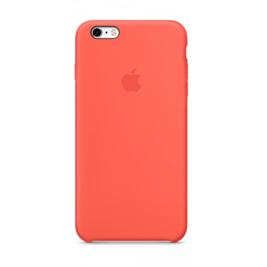 Чехол iPhone 6 Plus-6s Plus Peach Red Silicone Case (Copy) 000008131