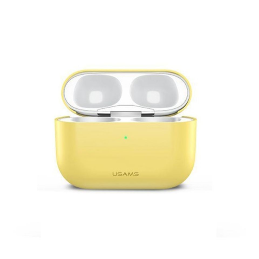 USAMS Silicone Ultra Thin Case for AirPods Pro - Yellow 000016161