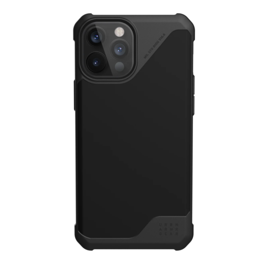 Чехол UAG iPhone 12 Pro Max Metropolis LT (PU) SATN Black 000017004