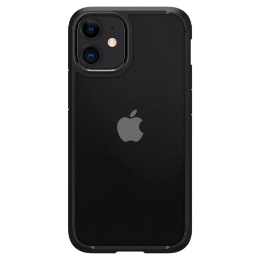 Чехол Spigen iPhone 12/12 Pro Crystal Hybrid Matte Black 000017114