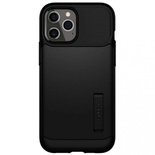 Чехол Spigen iPhone 12 Pro Max Slim Armor Black 000017119