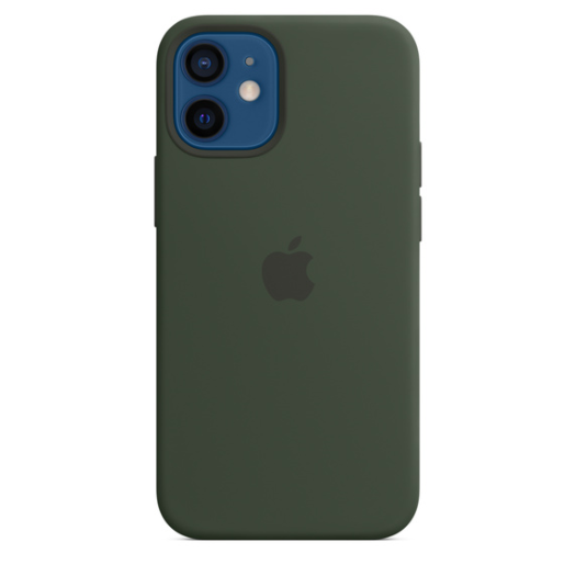 Чехол Apple Silicone case for iPhone 12 mini - Cyprus Green (High Copy) 000016678