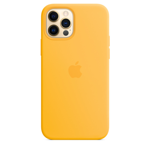 Чехол Apple Silicone case for iPhone 12/12 Pro - Yellow (Copy) 000016379
