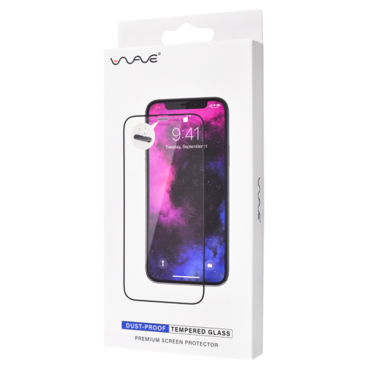 Защитное стекло Wave Dust-Proof Glass for iPhone 13 Pro Max - Black 000018655
