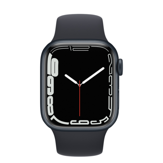 Apple Watch Series 7 41mm Midnight Aluminium Case with Midnight Sport Band (MKMX3) 000018782