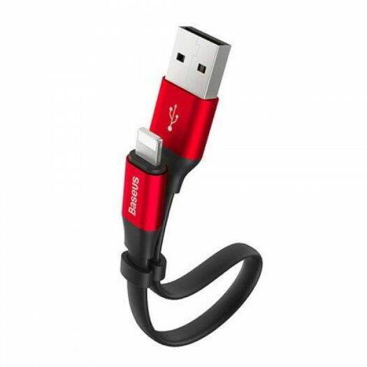 Baseus Nimble Portable Cable For Apple 23CM Red + Black 000008492