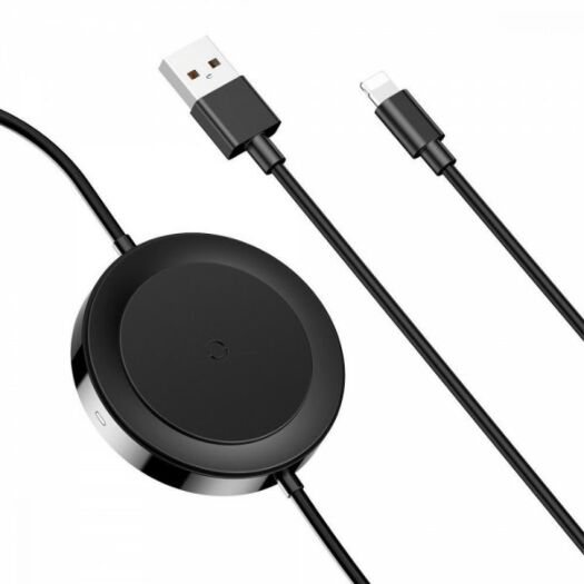 Baseus Wireless Charger + Lightning Cable Black 000010829