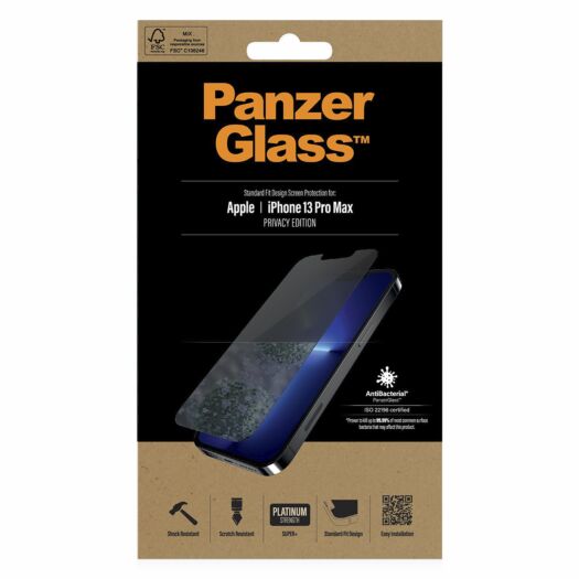 Защитное стекло PanzerGlass Apple iPhone 13 Pro Max 6.7'' Privacy AB (P2743) PanzerGlass Apple iPhone 13 Pro Max 6.7'' Privacy AB (P2743)
