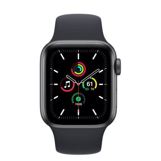Apple Watch SE GPS 40mm Space Gray Aluminium Case with Midnight Sport Band (MKQ13) 000019543