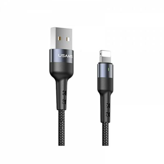 USAMS U26 Lightning Charging and Data Cable 1M Black 000012837