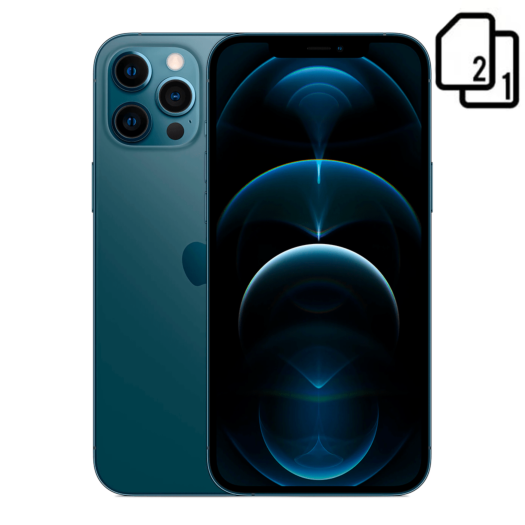 Apple iPhone 12 Pro Max 256Gb Dual Sim Pacific Blue (MGDF3-HK) 000016841