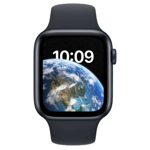Apple Watch SE 2 44mm Midnight Aluminum Case MNK03
