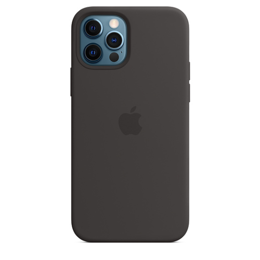 Чехол для iPhone 12 - 12 PRO Silicone Case with MagSafe Black (MLH73) 000016564