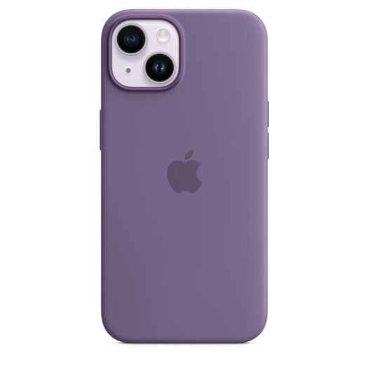 Чехол Apple Silicone case for iPhone 14 Plus - Iris (High Copy) Iris (High Copy)-1