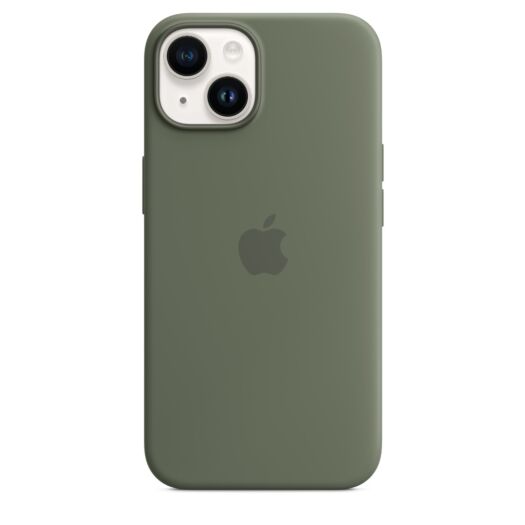 Чехол Apple Silicone case for iPhone 14 Plus - Olive (High Copy) Olive (High Copy)-1