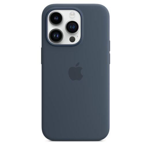 Чехол Apple Silicone case for iPhone 14 Pro - Storm Blue (High Copy) Pro Storm Blue (High Copy)