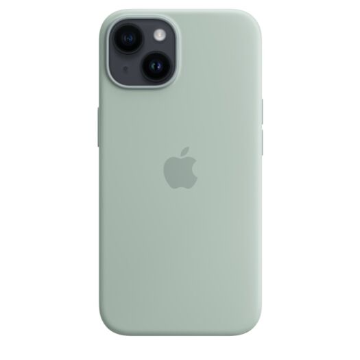 Чехол Apple Silicone case for iPhone 14 Plus - Succulent (High Copy) Succulent (High Copy)-1
