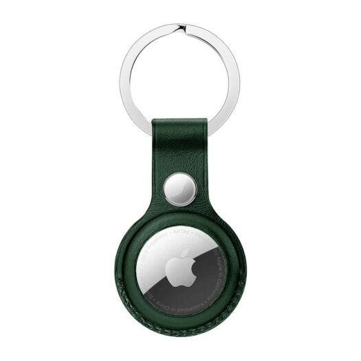 Leather Key Ring for AirTag - Cyprus Green (Copy) 000018032