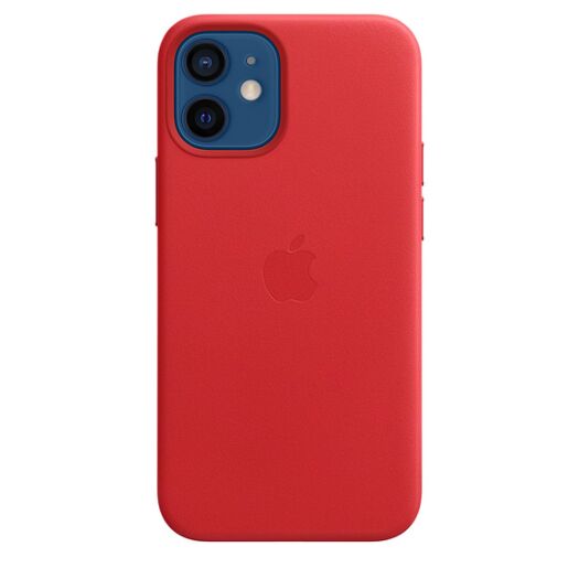 iPhone 12 Mini Leather Case with MagSafe (PRODUCT)RED (MHK73) MHK73