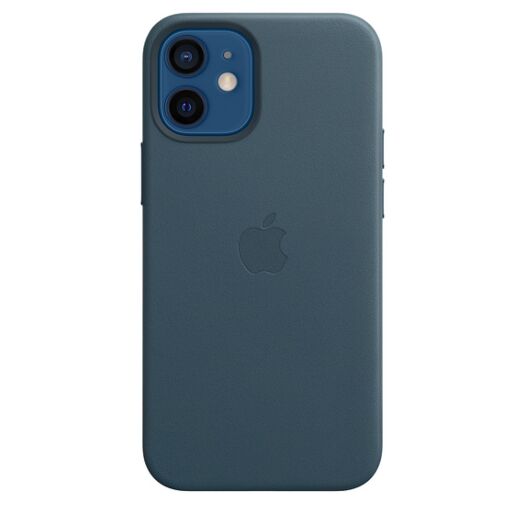 Чехол для iPhone 12 Mini Leather Case with MagSafe Baltic Blue (MHK83) 000016704