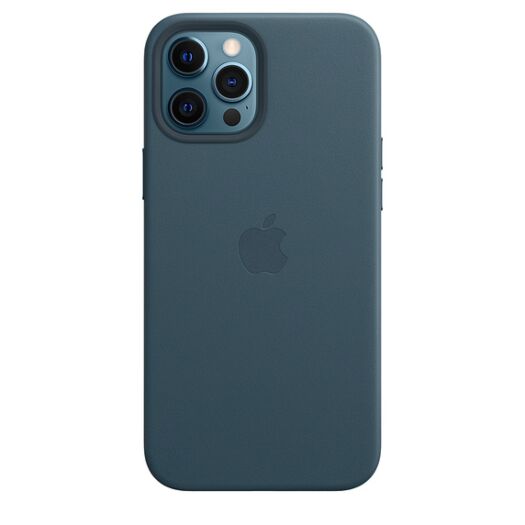 Чехол для iPhone 12 Pro Max Leather Case with MagSafe Baltic Blue (MHKK3) 000016702